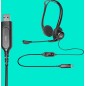 Logitech PC Headset 960 USB Kablet Høretelefoner